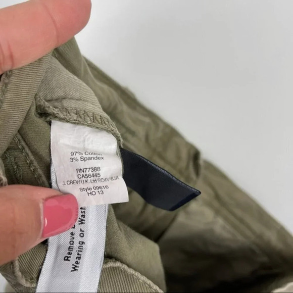 J.Crew Green Seamed Motorcycle Ankle Jeans Sz 27 - Picture 11 of 11